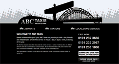 Desktop Screenshot of abctaxisnewcastle.co.uk